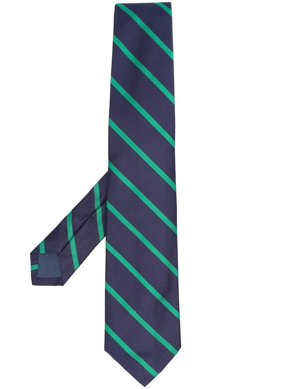 Polo Ralph Lauren diagonal stripe silk tie - Blue von Polo Ralph Lauren