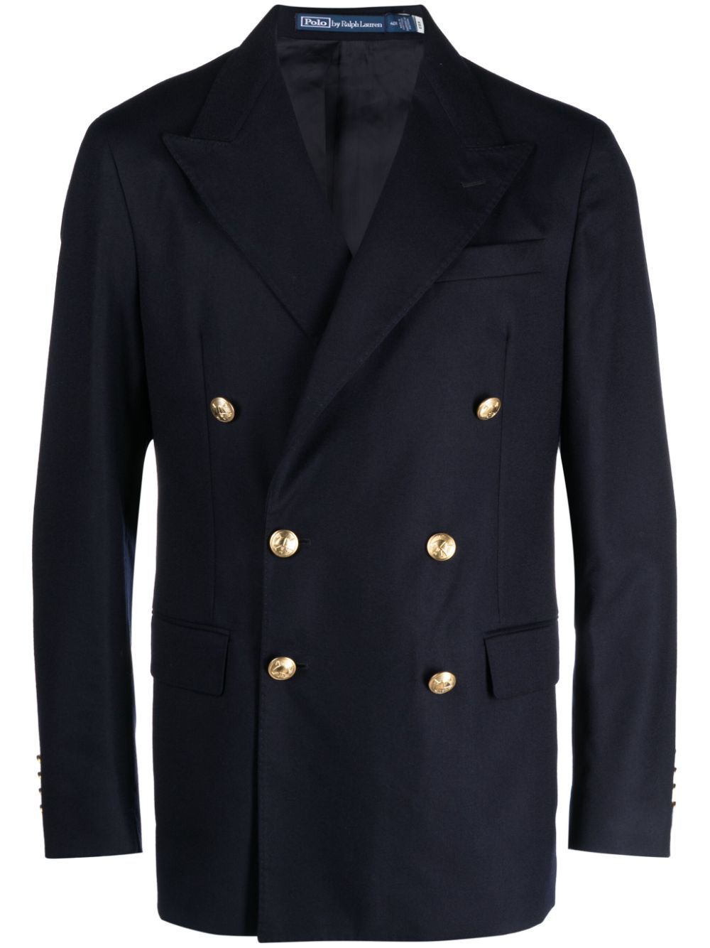 Polo Ralph Lauren double-breast wool blazer - Blue von Polo Ralph Lauren