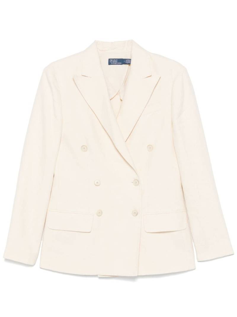 Polo Ralph Lauren double-breasted blazer - White von Polo Ralph Lauren