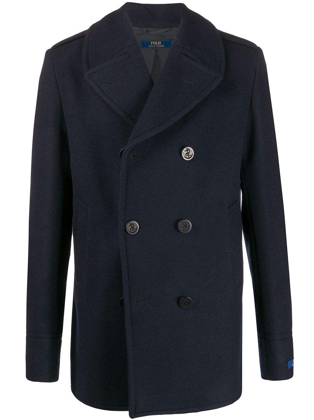 Polo Ralph Lauren double breasted coat - Blue von Polo Ralph Lauren