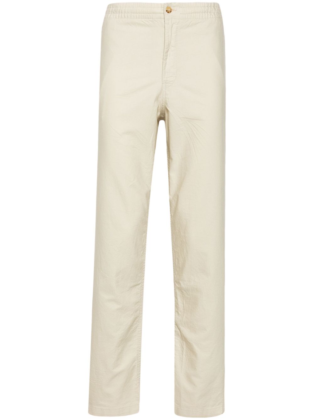 Polo Ralph Lauren drawstring cotton tapered trousers - Neutrals von Polo Ralph Lauren