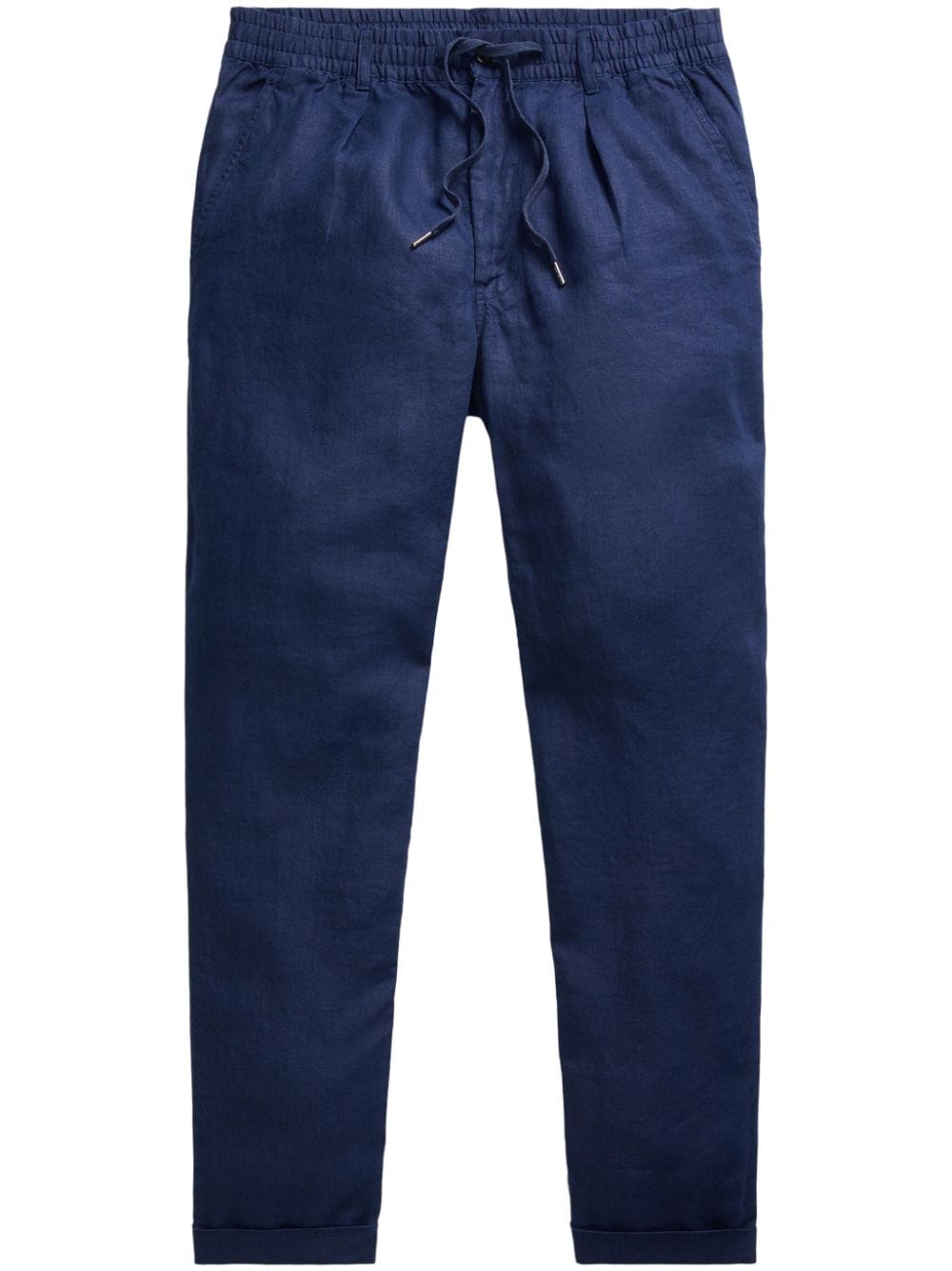 Polo Ralph Lauren drawstring-waist linen trousers - Blue von Polo Ralph Lauren