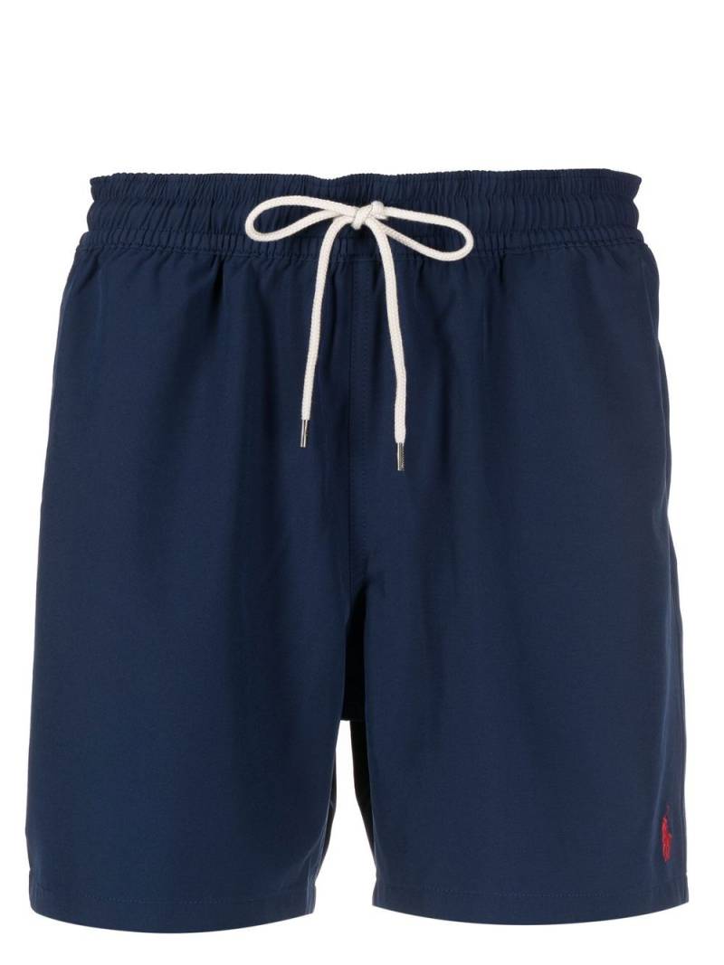 Polo Ralph Lauren embroidered Polo Pony swim shorts - Blue von Polo Ralph Lauren