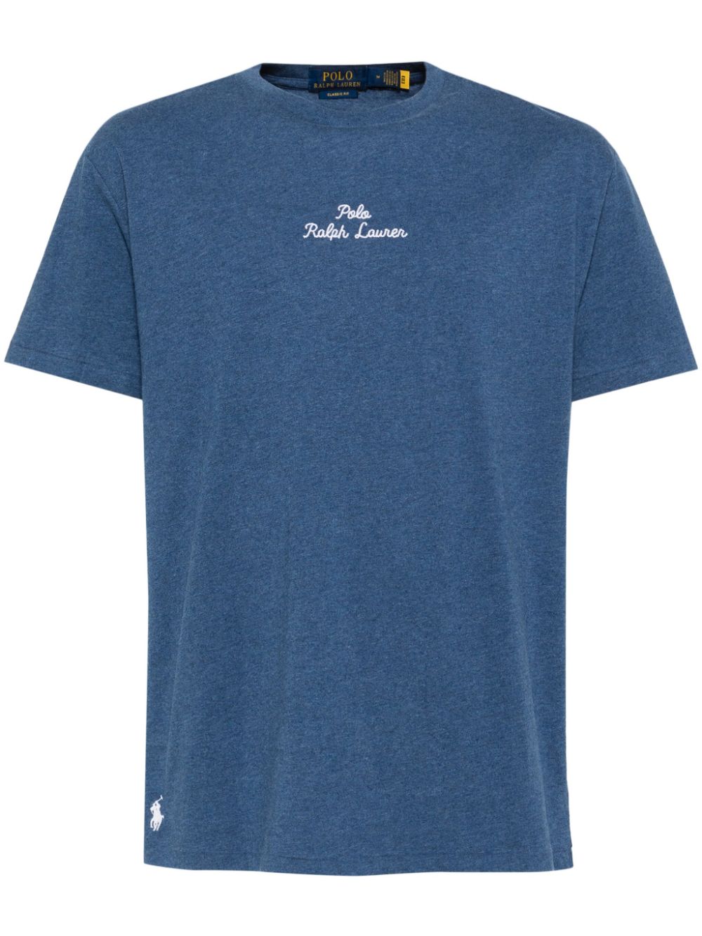 Polo Ralph Lauren embroidered logo T-shirt - Blue von Polo Ralph Lauren