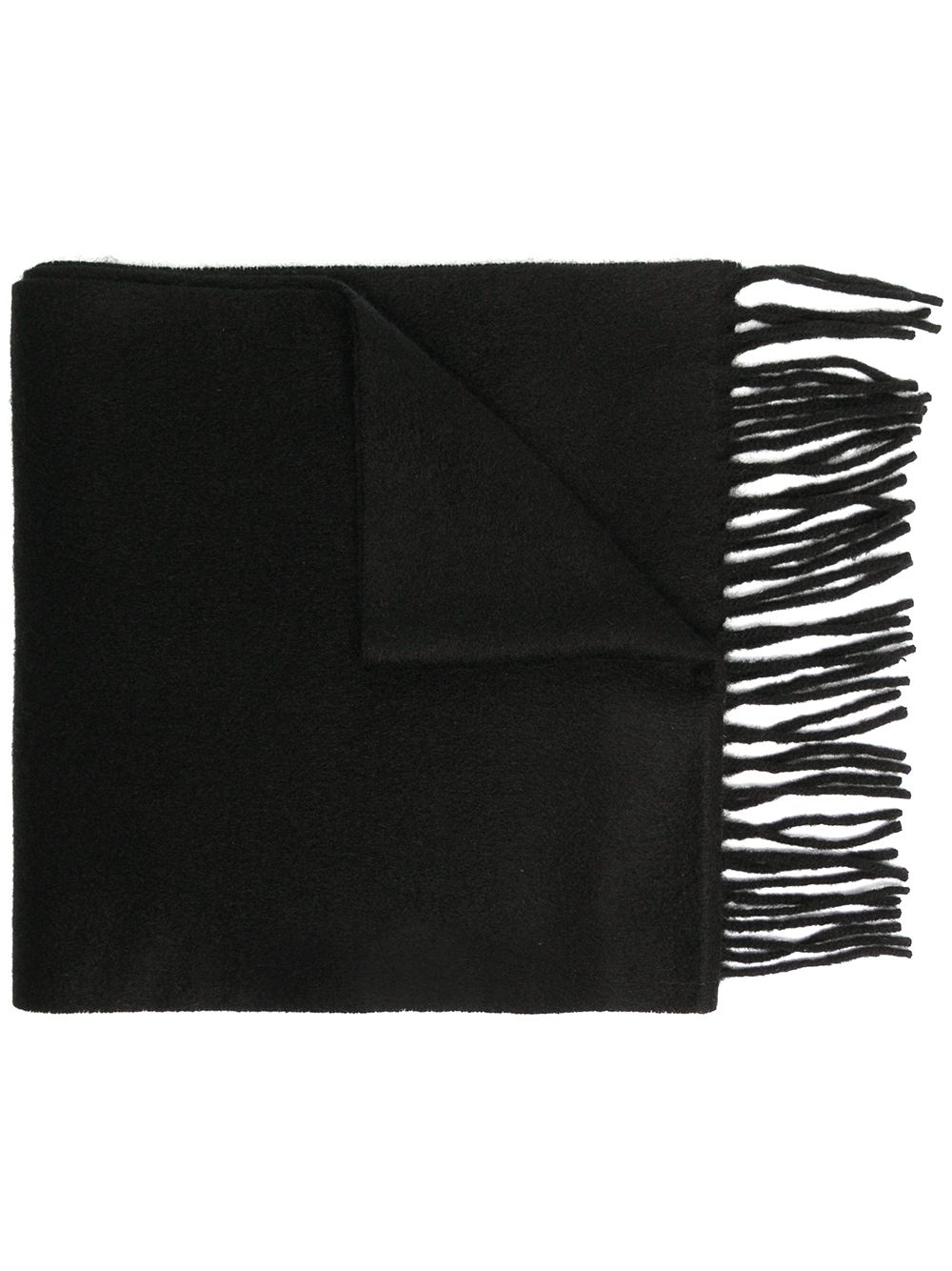 Polo Ralph Lauren embroidered logo cashmere scarf - Black von Polo Ralph Lauren