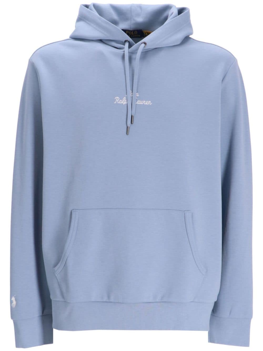 Polo Ralph Lauren embroidered logo cotton hoodie - Blue von Polo Ralph Lauren