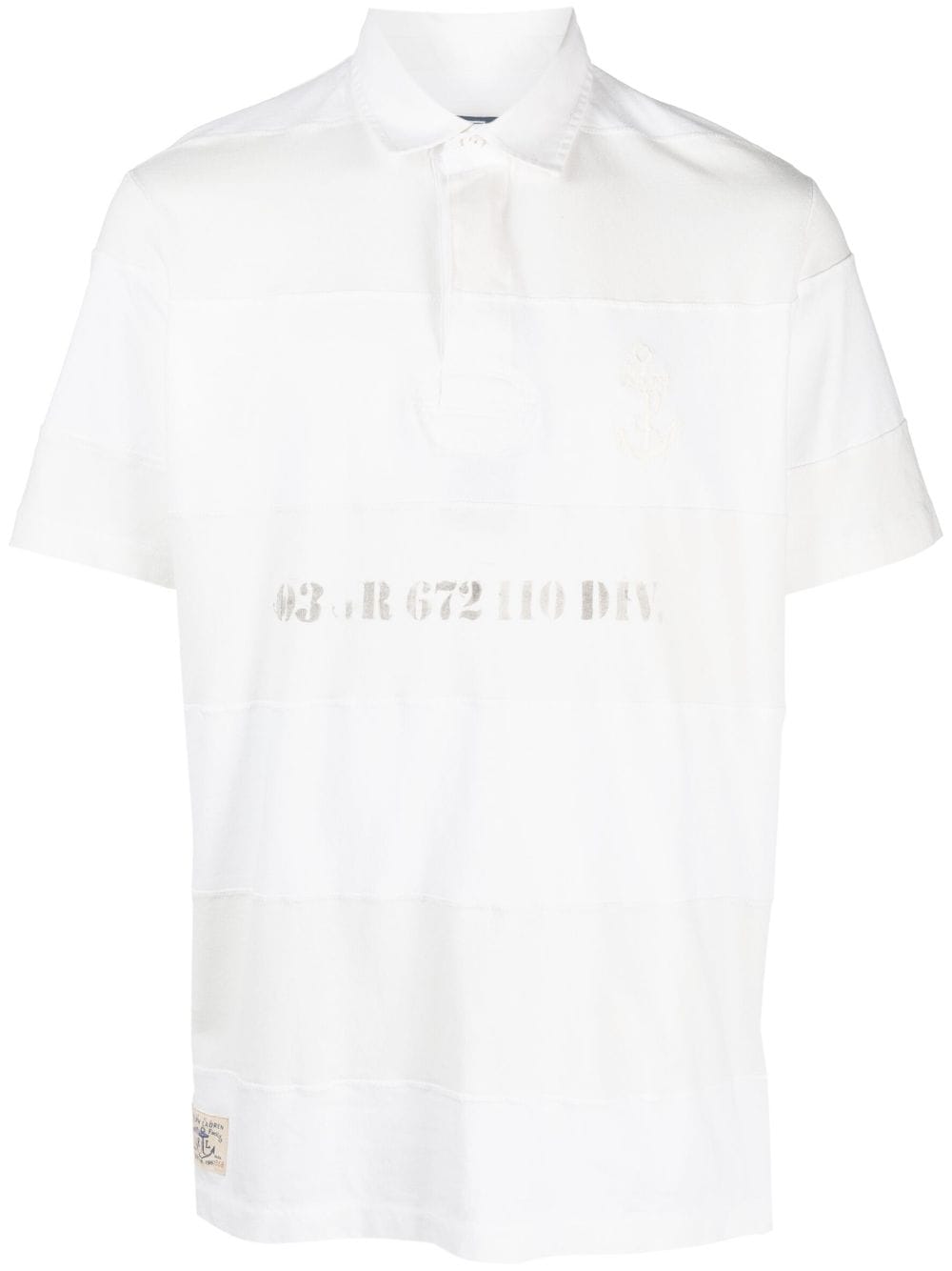 Polo Ralph Lauren embroidered-logo cotton polo shirt - White von Polo Ralph Lauren