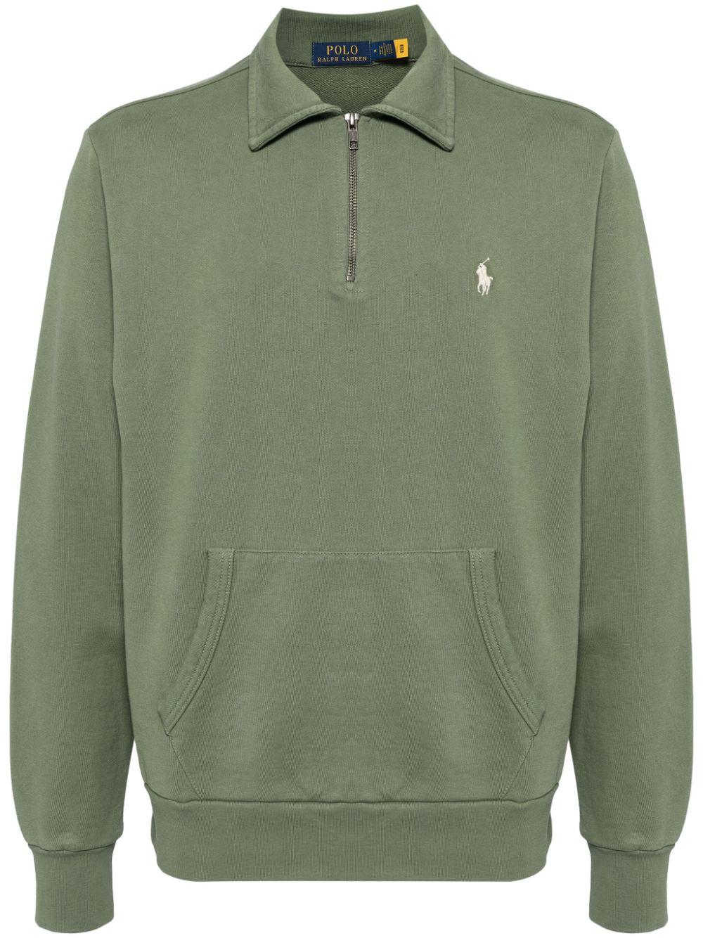 Polo Ralph Lauren Polo Pony-embroidered cotton sweatshirt - Green von Polo Ralph Lauren