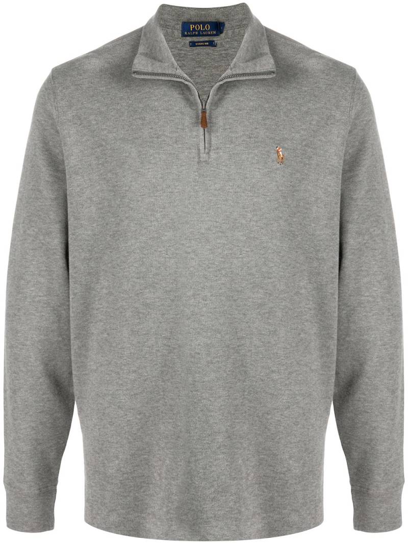 Polo Ralph Lauren embroidered logo jumper - Grey von Polo Ralph Lauren