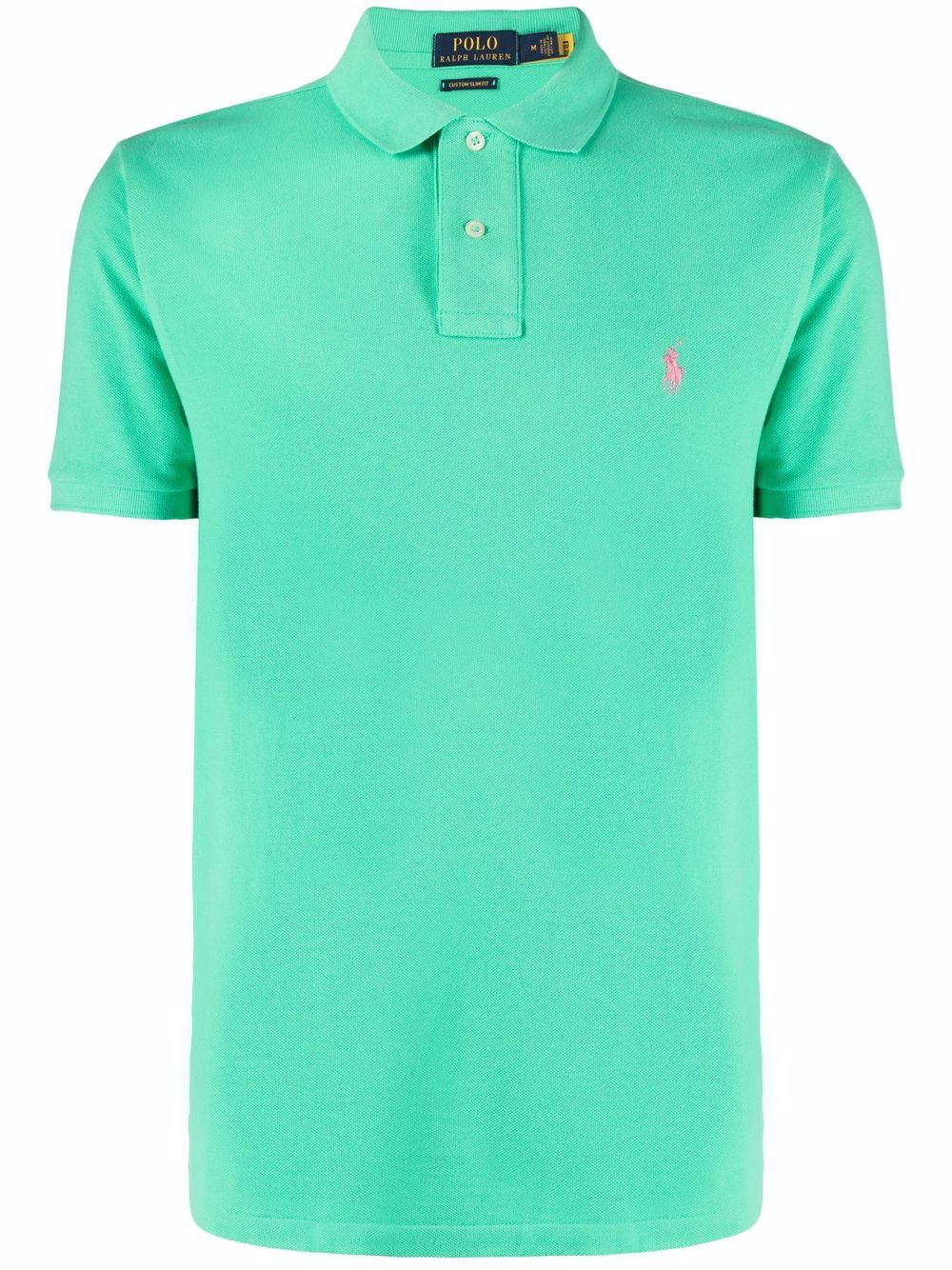 Polo Ralph Lauren embroidered-logo piqué polo shirt - Green von Polo Ralph Lauren