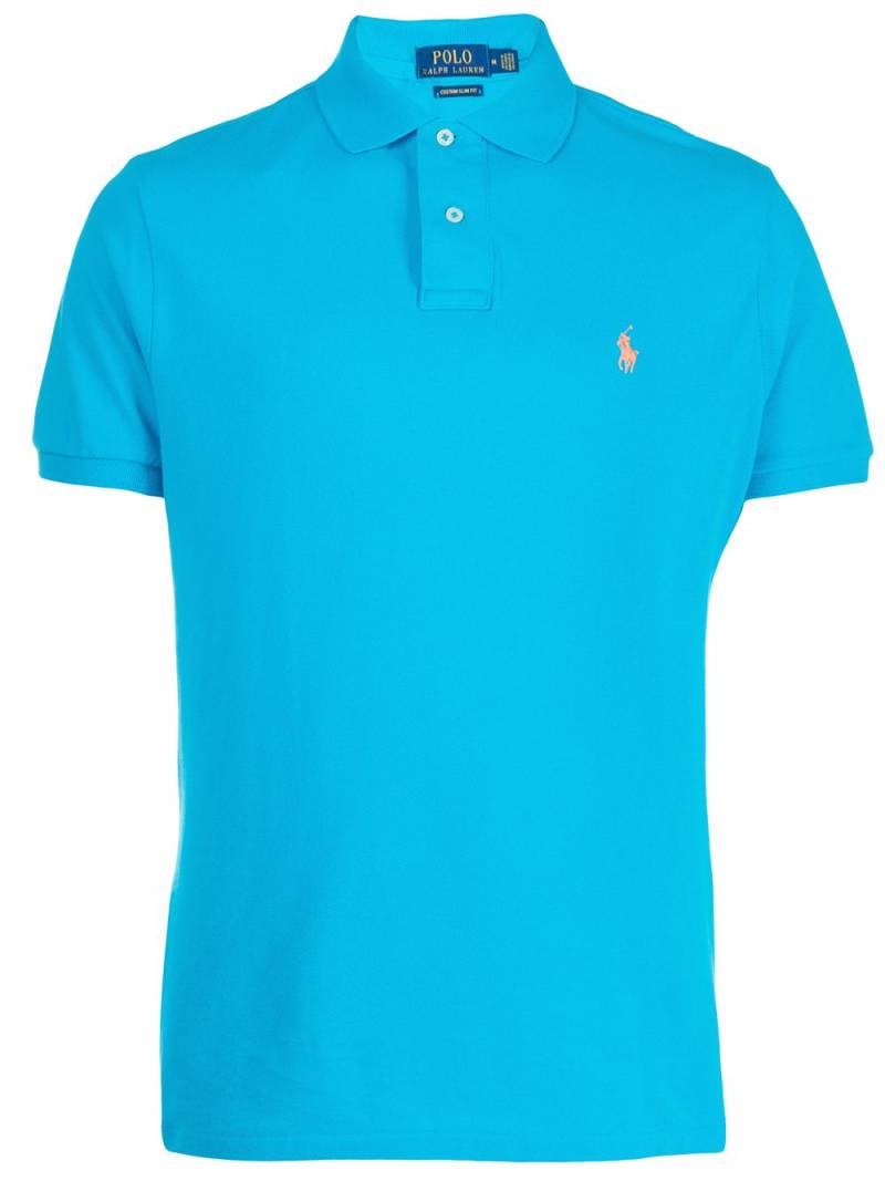 Polo Ralph Lauren embroidered logo polo shirt - Blue von Polo Ralph Lauren