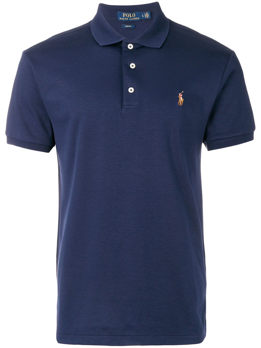 Polo Ralph Lauren embroidered logo polo shirt - Blue von Polo Ralph Lauren