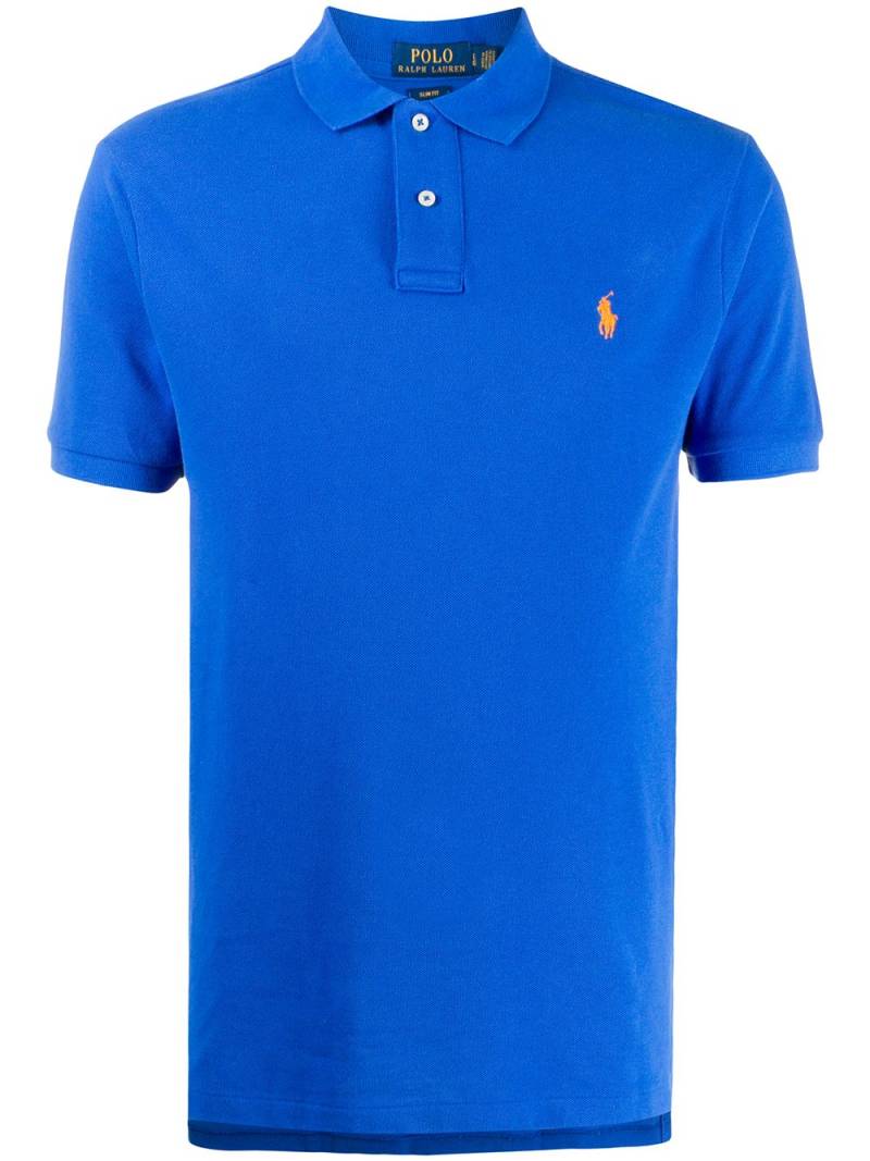 Polo Ralph Lauren embroidered logo polo shirt - Blue von Polo Ralph Lauren