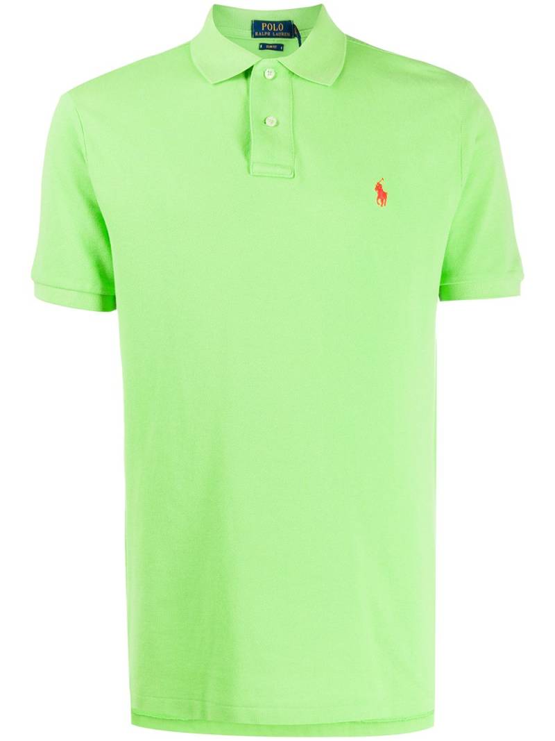 Polo Ralph Lauren embroidered logo polo shirt - Green von Polo Ralph Lauren