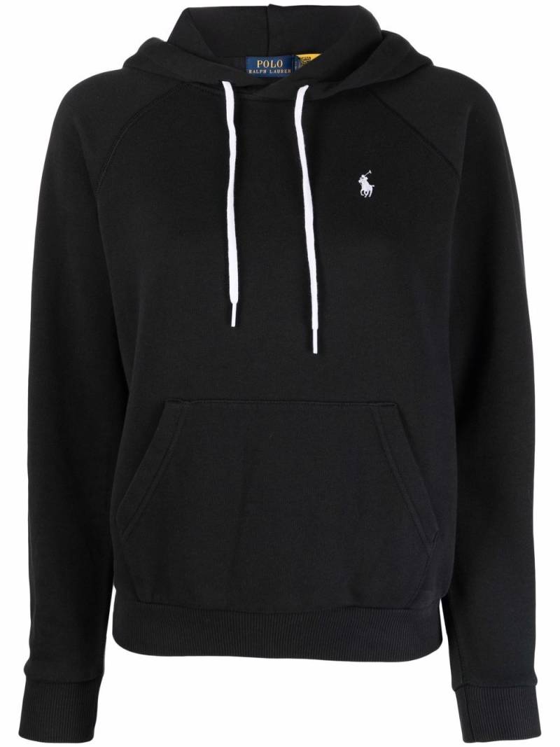 Polo Ralph Lauren embroidered-logo pullover hoodie - Black von Polo Ralph Lauren