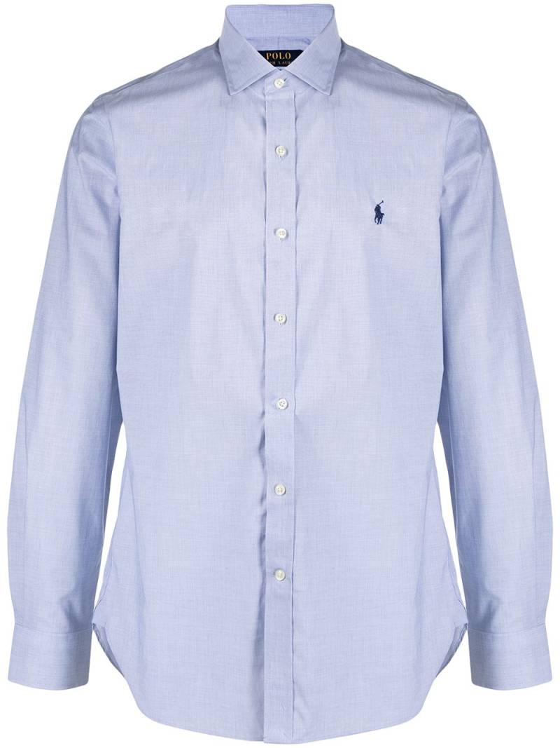 Polo Ralph Lauren embroidered logo shirt - Blue von Polo Ralph Lauren