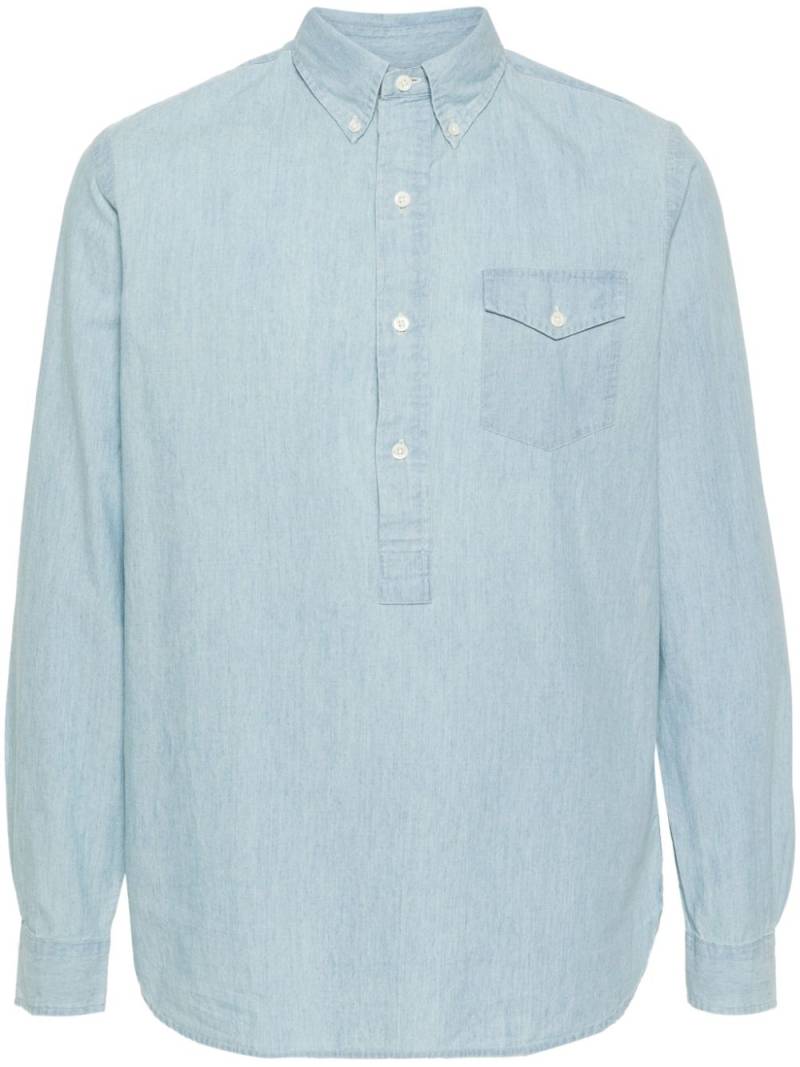 Polo Ralph Lauren embroidered-logo shirt - Blue von Polo Ralph Lauren