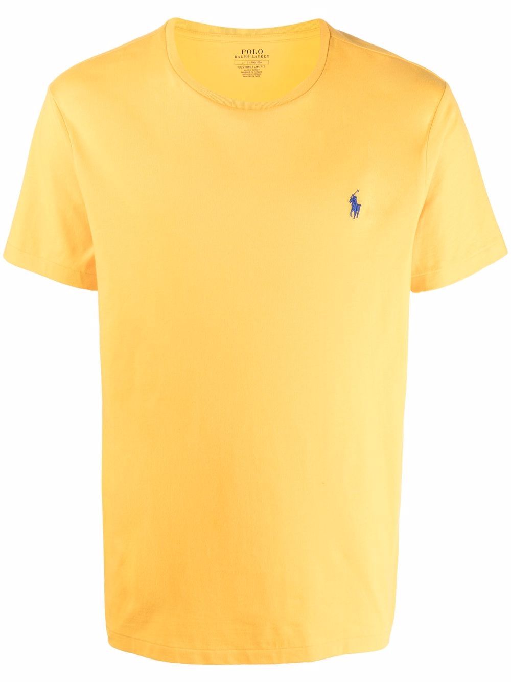 Polo Ralph Lauren embroidered-logo short-sleeved T-shirt - Yellow von Polo Ralph Lauren