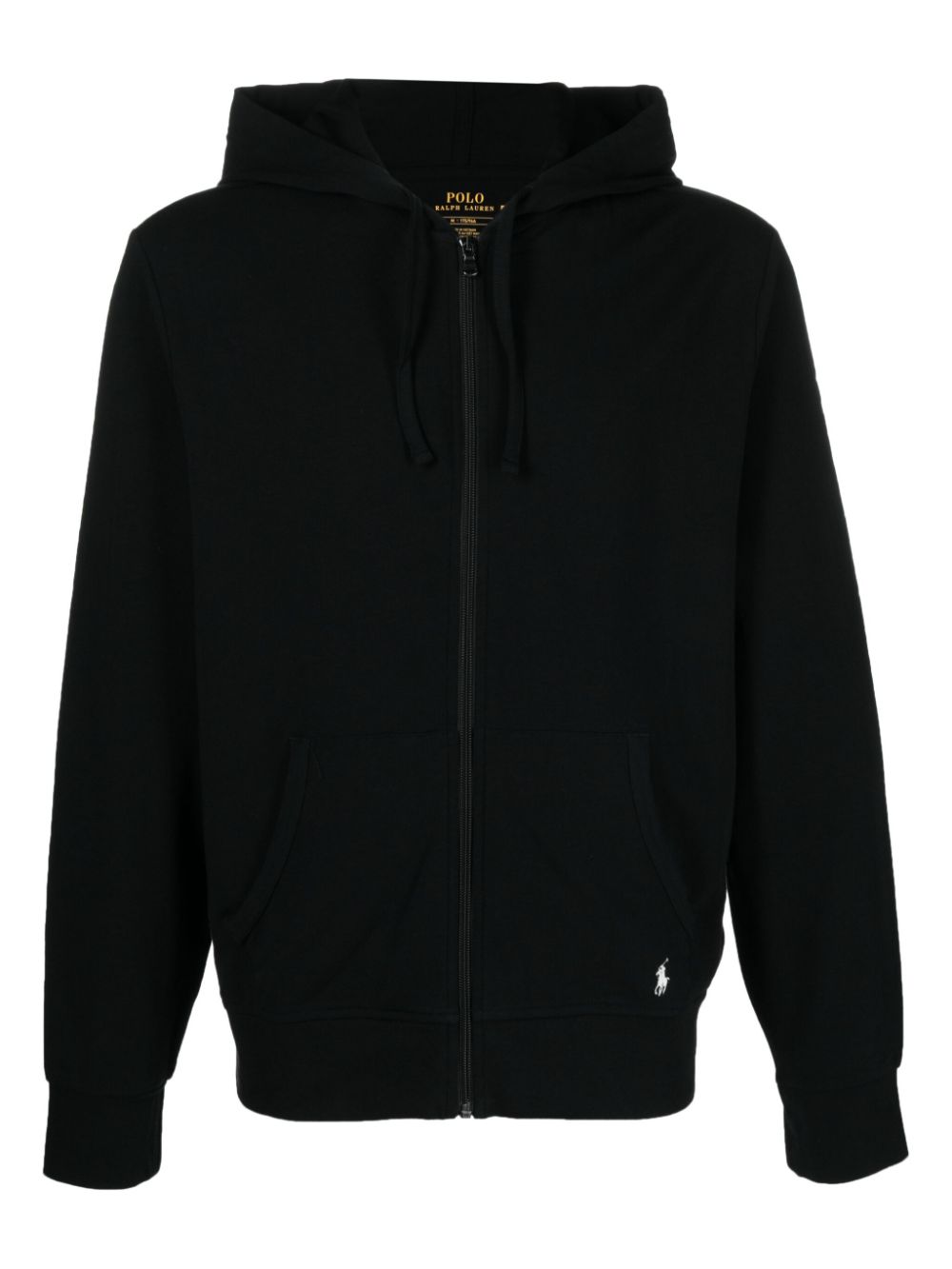 Polo Ralph Lauren embroidered-logo zip-up hoodie - Black von Polo Ralph Lauren