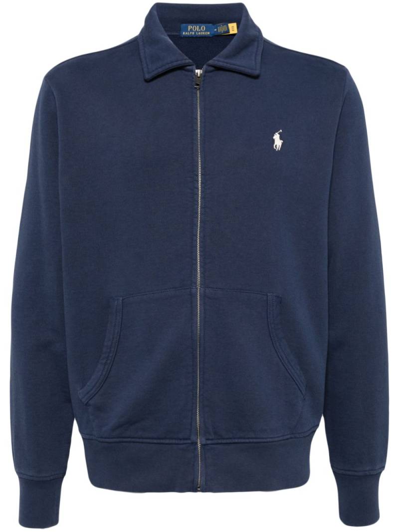 Polo Ralph Lauren Polo Pony-embroidered cotton sweatshirt - Blue von Polo Ralph Lauren