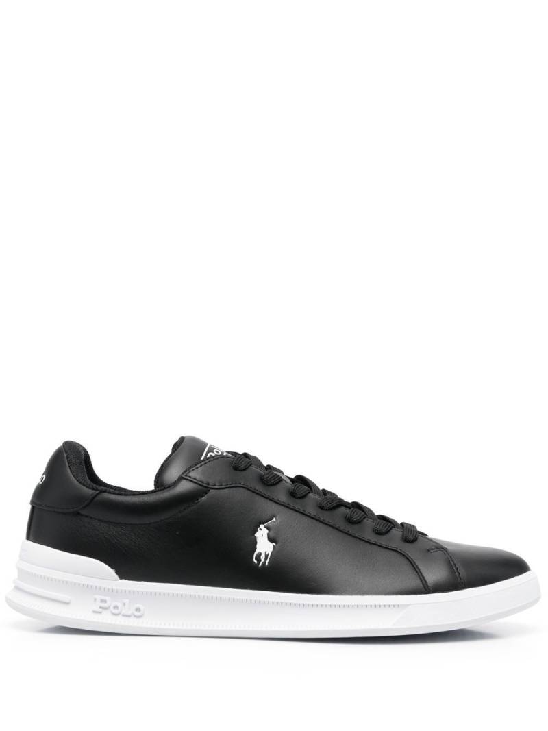 Polo Ralph Lauren embroidered-pony low-top sneakers - Black von Polo Ralph Lauren