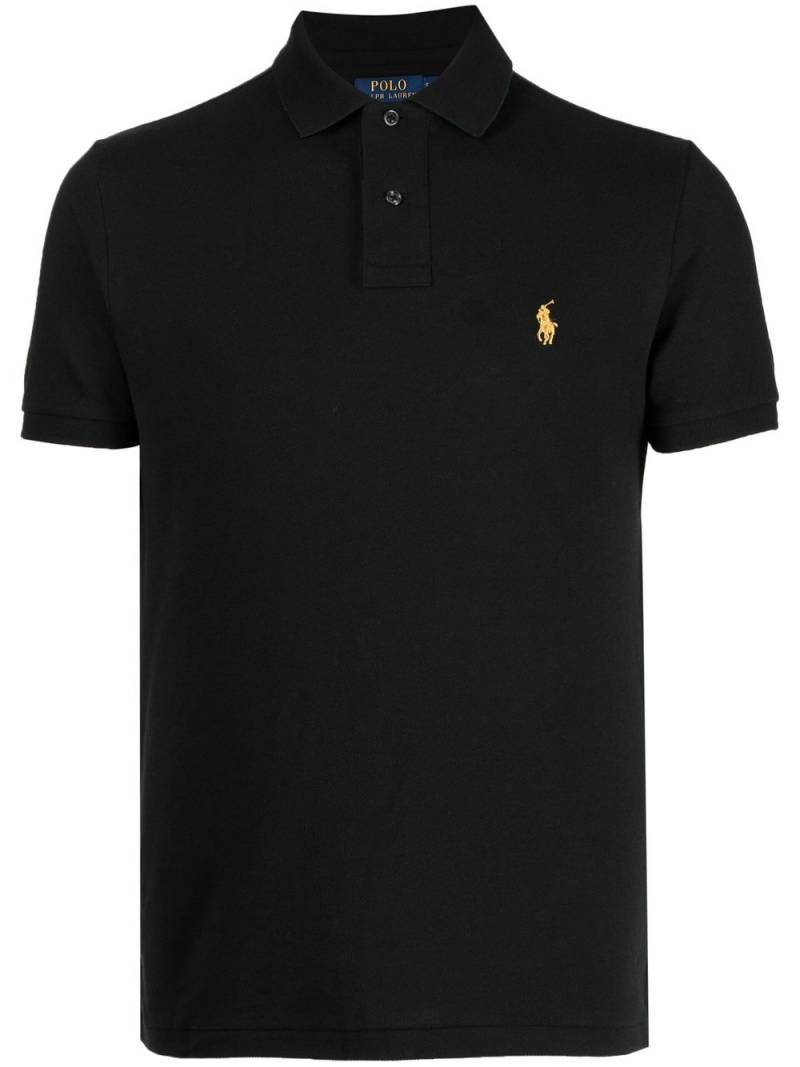 Polo Ralph Lauren embroidered-pony polo shirt - Black von Polo Ralph Lauren