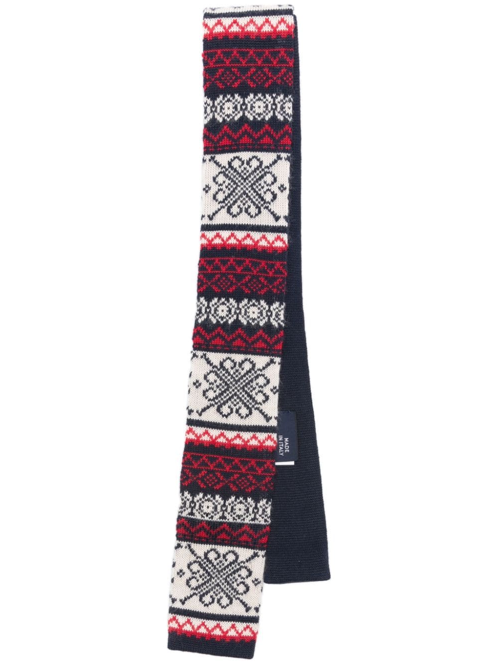 Polo Ralph Lauren fair-isle knit tie - Blue von Polo Ralph Lauren