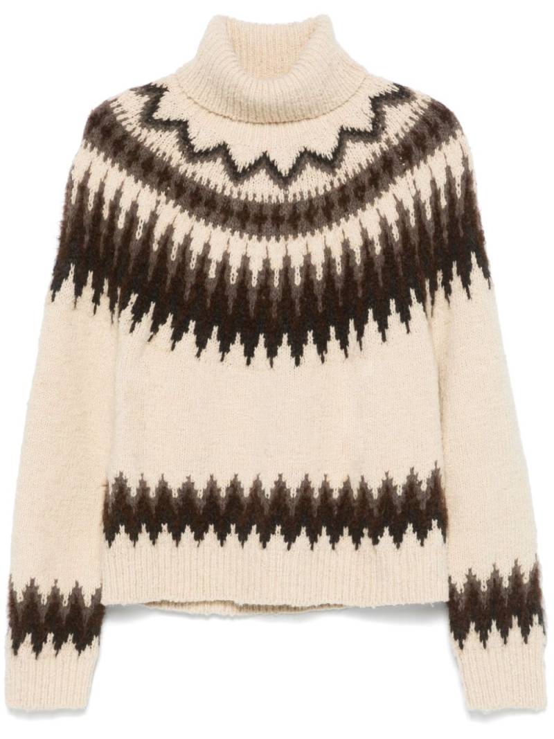 Polo Ralph Lauren fair-isle roll-neck sweater - Neutrals von Polo Ralph Lauren