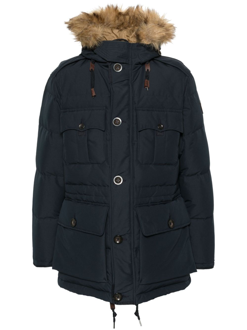 Polo Ralph Lauren faux fur-trim jacket - Blue von Polo Ralph Lauren