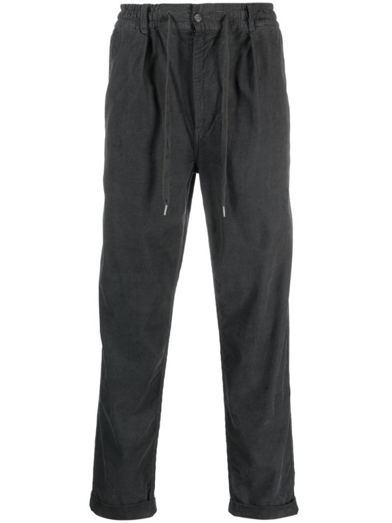 Polo Ralph Lauren fine-ribbed drawstring trousers - Grey von Polo Ralph Lauren