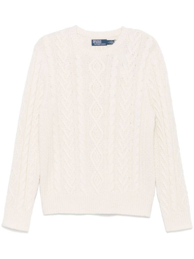 Polo Ralph Lauren fisherman's sweater - Neutrals von Polo Ralph Lauren