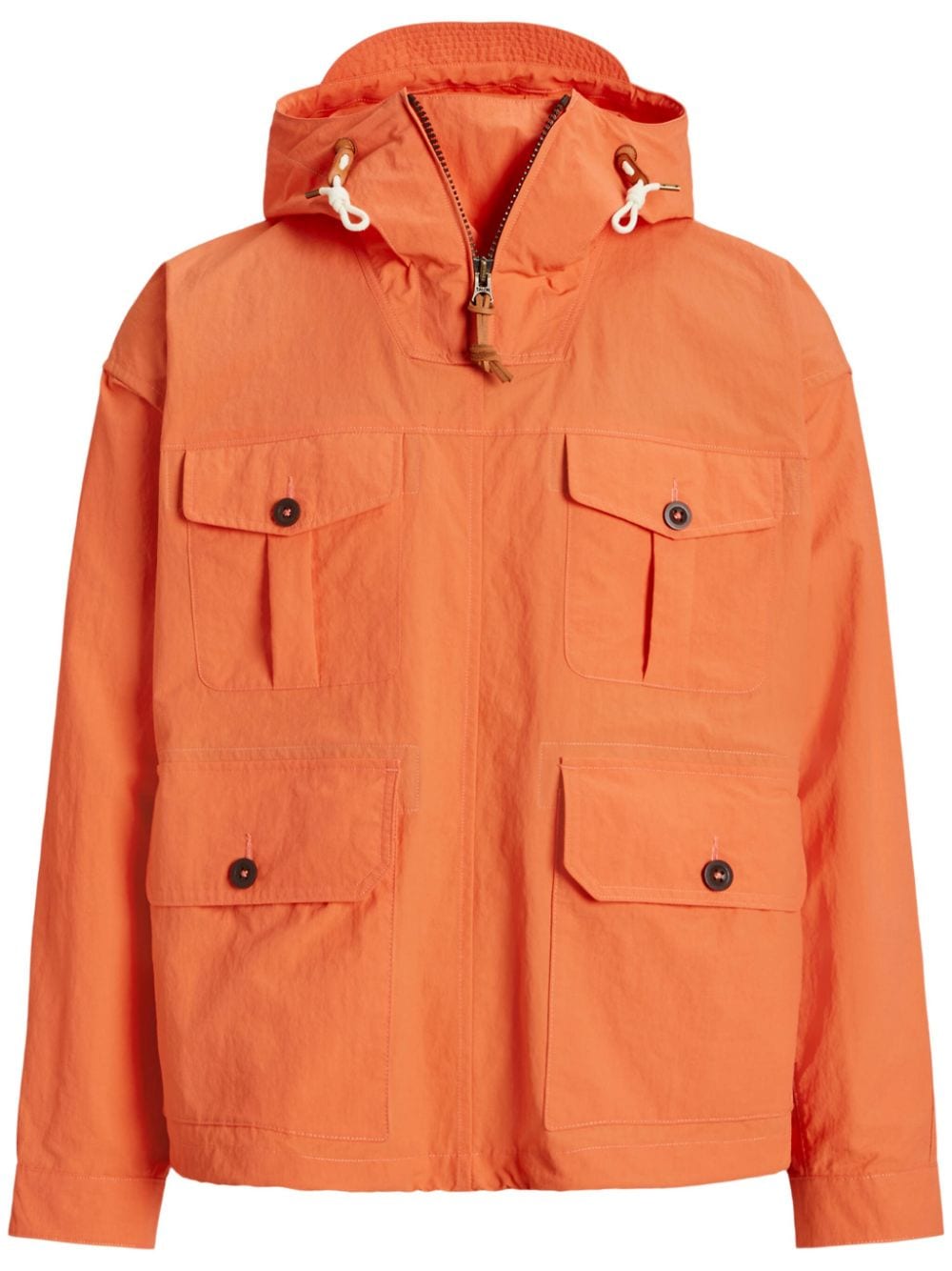 Polo Ralph Lauren flap-pocket cotton jacket - Orange von Polo Ralph Lauren