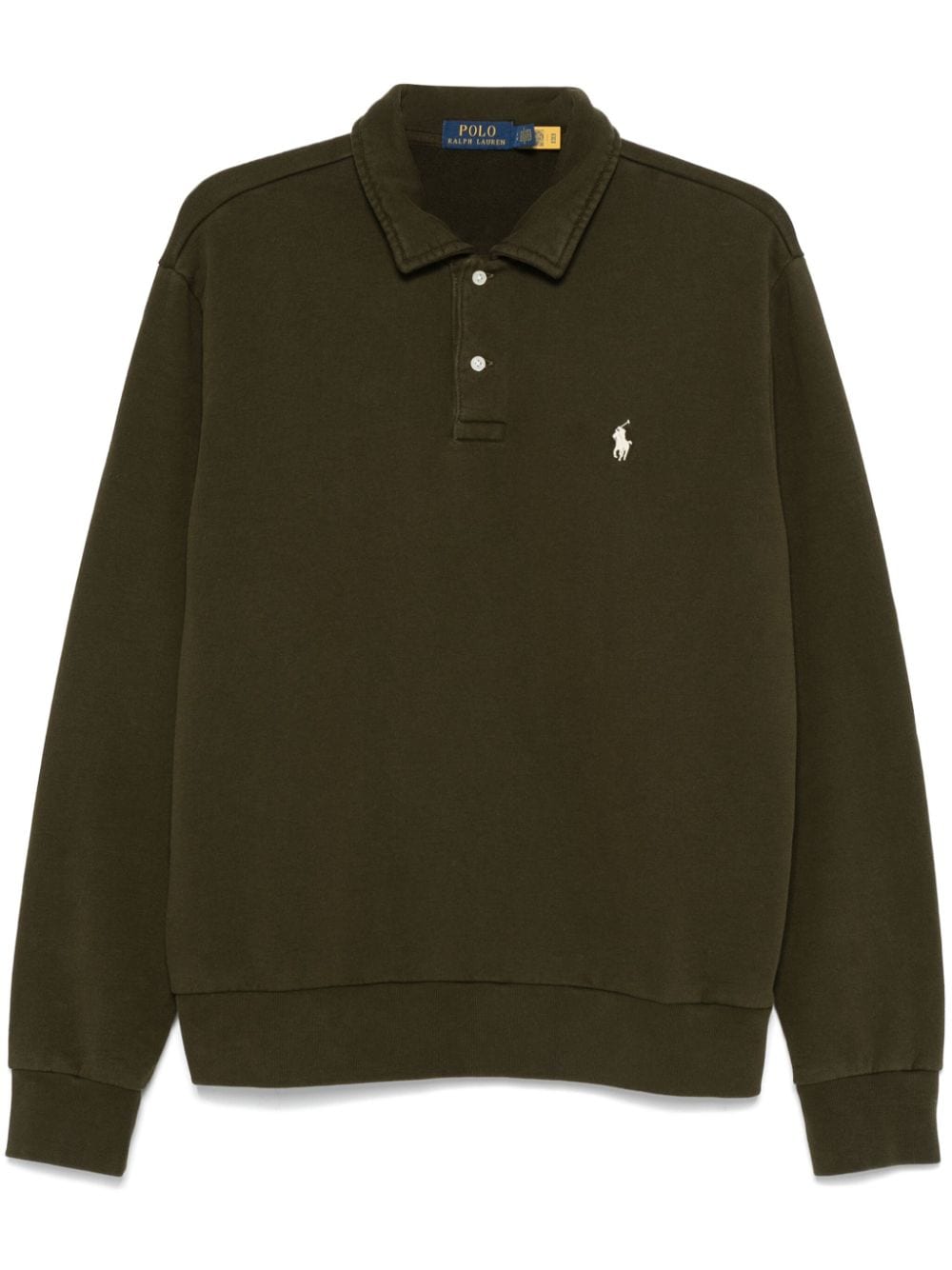 Polo Ralph Lauren fleece collared sweatshirt - Green von Polo Ralph Lauren