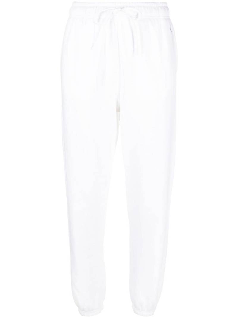 Polo Ralph Lauren fleece cotton track pants - White von Polo Ralph Lauren