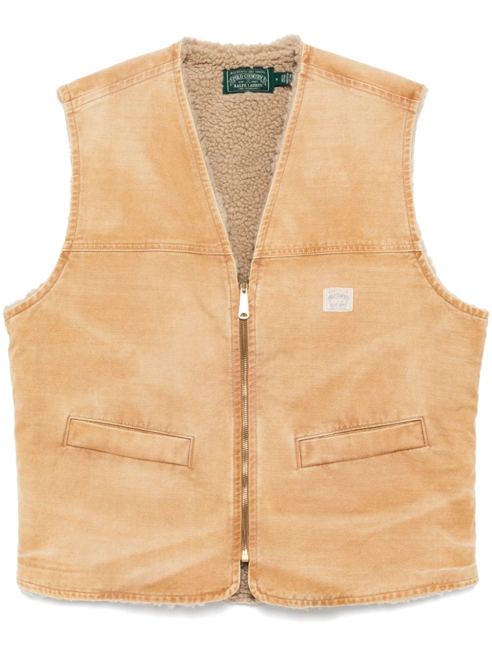 Polo Ralph Lauren fleece-lined canvas vest - Brown von Polo Ralph Lauren