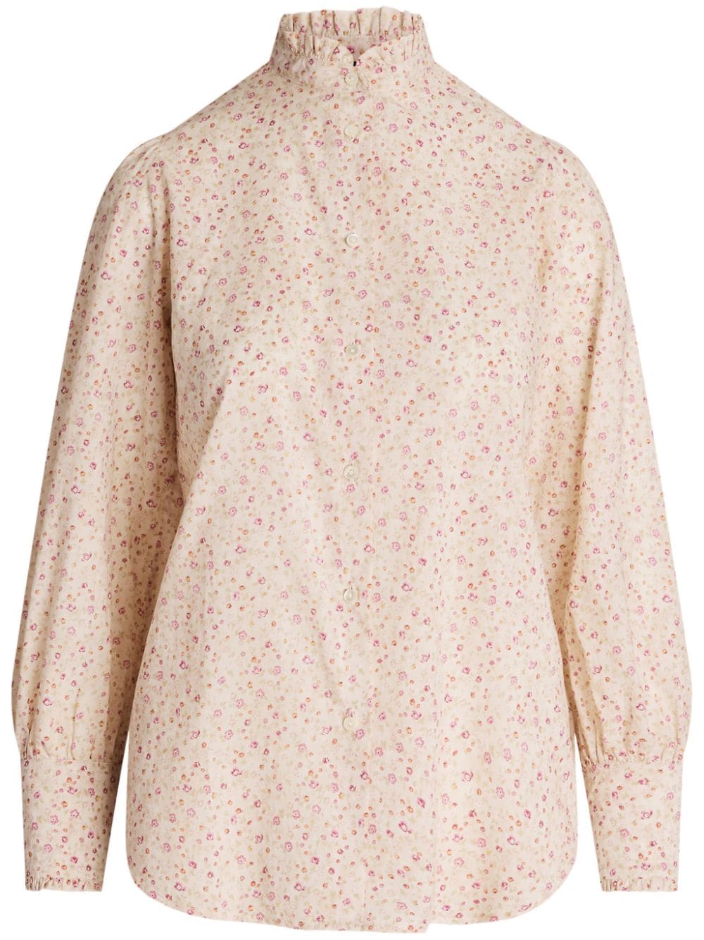 Polo Ralph Lauren floral-print cotton shirt - Neutrals von Polo Ralph Lauren