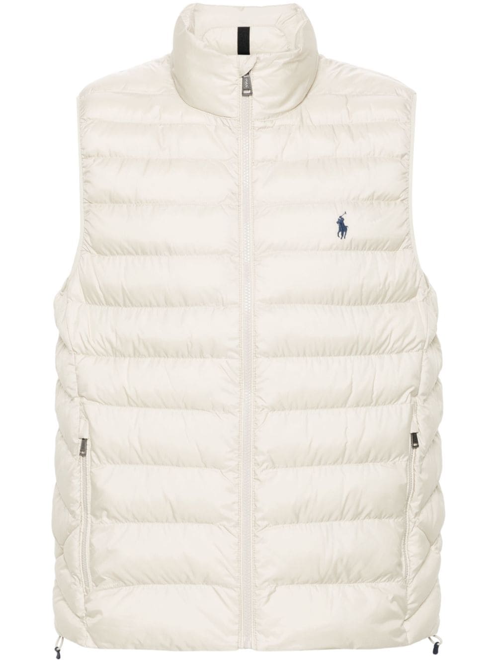 Polo Ralph Lauren funnel-neck quilted gilet - Neutrals von Polo Ralph Lauren