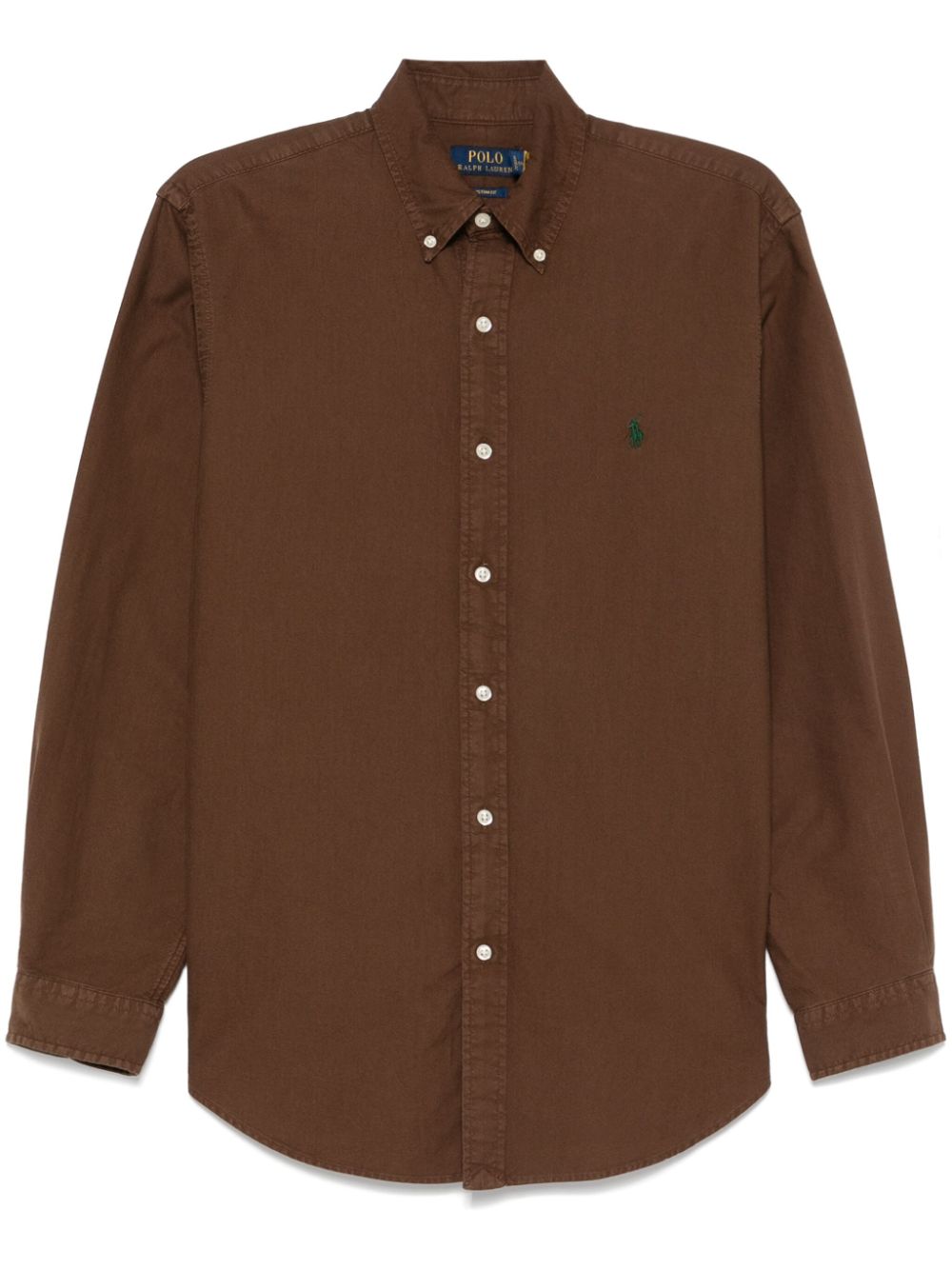 Polo Ralph Lauren garment-dyed Oxford shirt - Brown von Polo Ralph Lauren