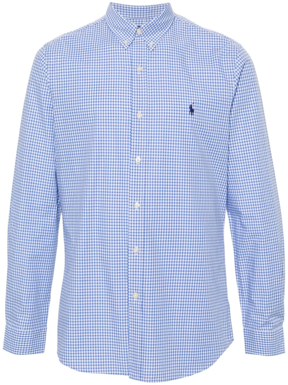 Polo Ralph Lauren gingham-check long-sleeve shirt - Blue von Polo Ralph Lauren