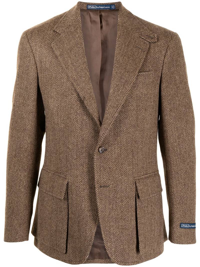 Polo Ralph Lauren herringbone-pattern sport coat - Brown von Polo Ralph Lauren