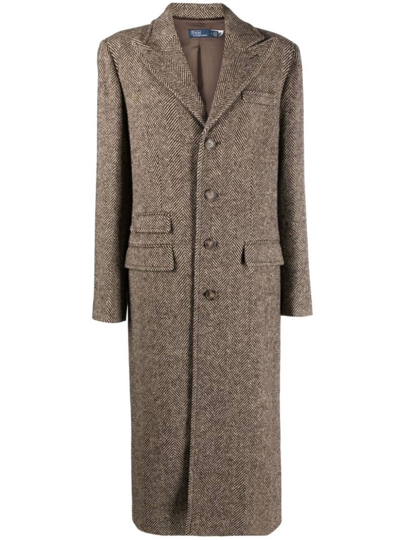 Polo Ralph Lauren herringbone wool trench coat - Brown von Polo Ralph Lauren