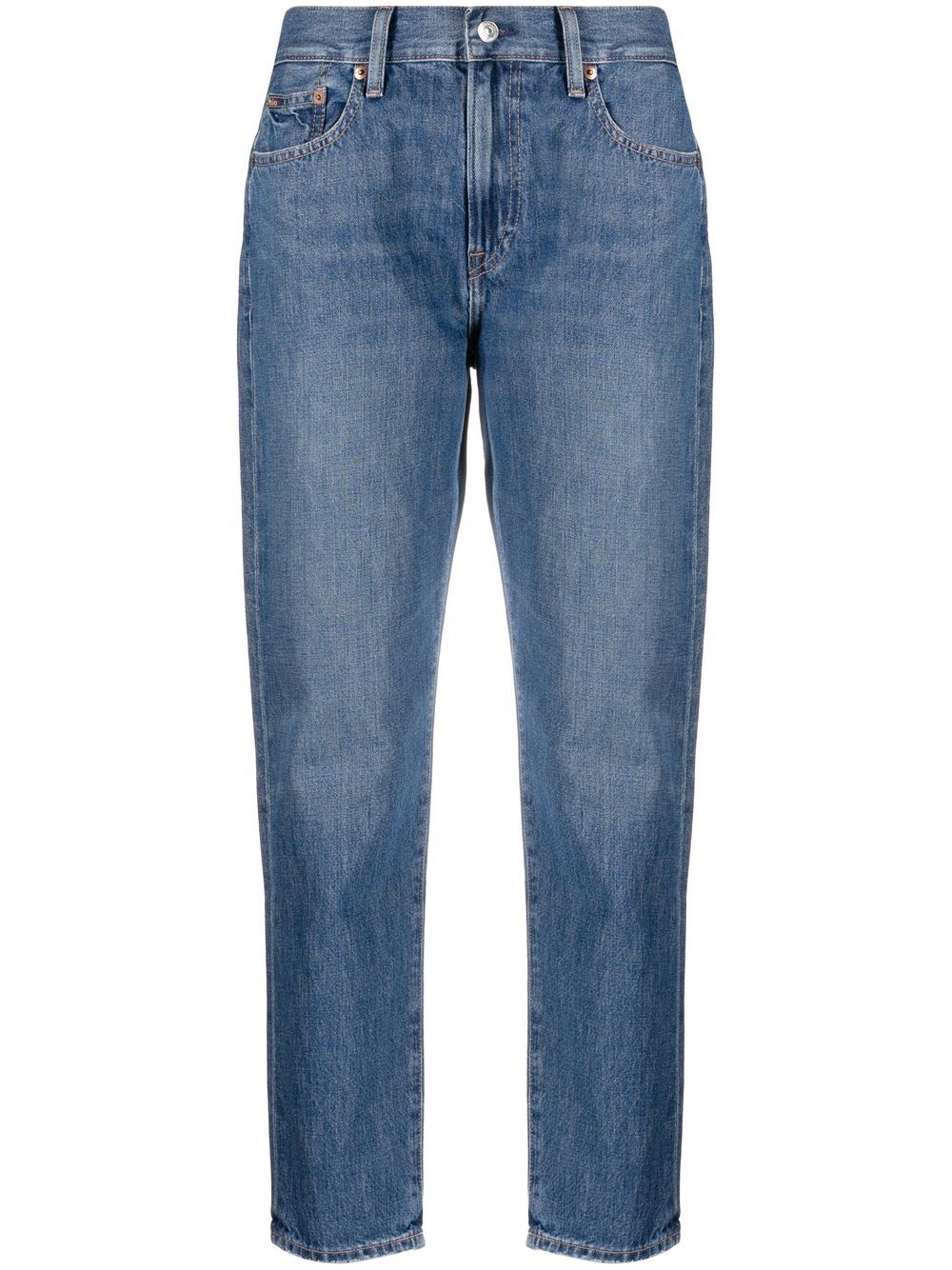 Polo Ralph Lauren high-rise boyfriend jeans - Blue von Polo Ralph Lauren