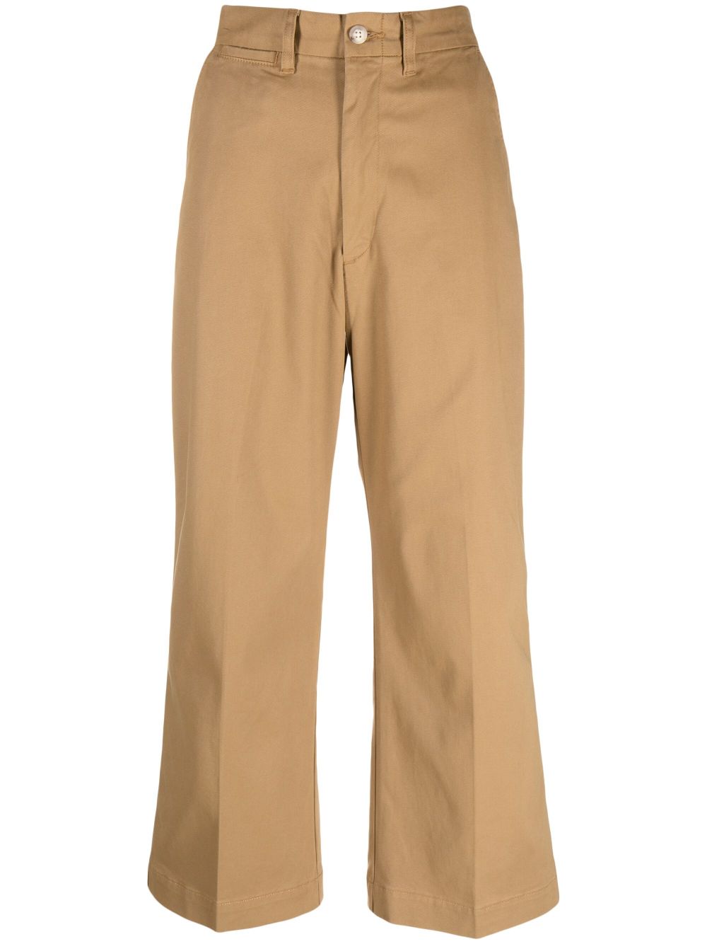 Polo Ralph Lauren high-waisted cropped trousers - Neutrals von Polo Ralph Lauren