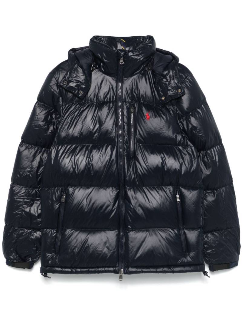 Polo Ralph Lauren hooded puffer jacket - Blue von Polo Ralph Lauren