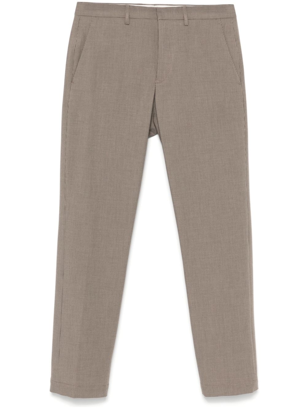 Polo Ralph Lauren houndstooth-pattern slim trousers - Brown von Polo Ralph Lauren