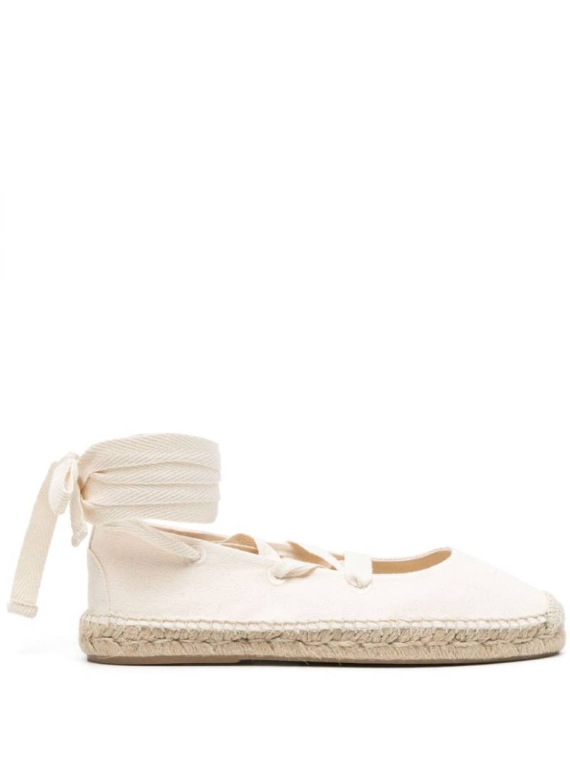 Polo Ralph Lauren lace-up flat espadrilles - White von Polo Ralph Lauren