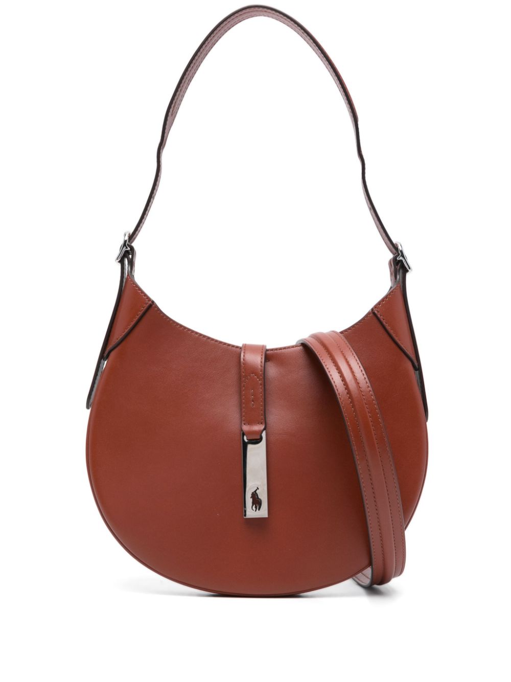 Polo Ralph Lauren leather shoulder bag - Brown von Polo Ralph Lauren