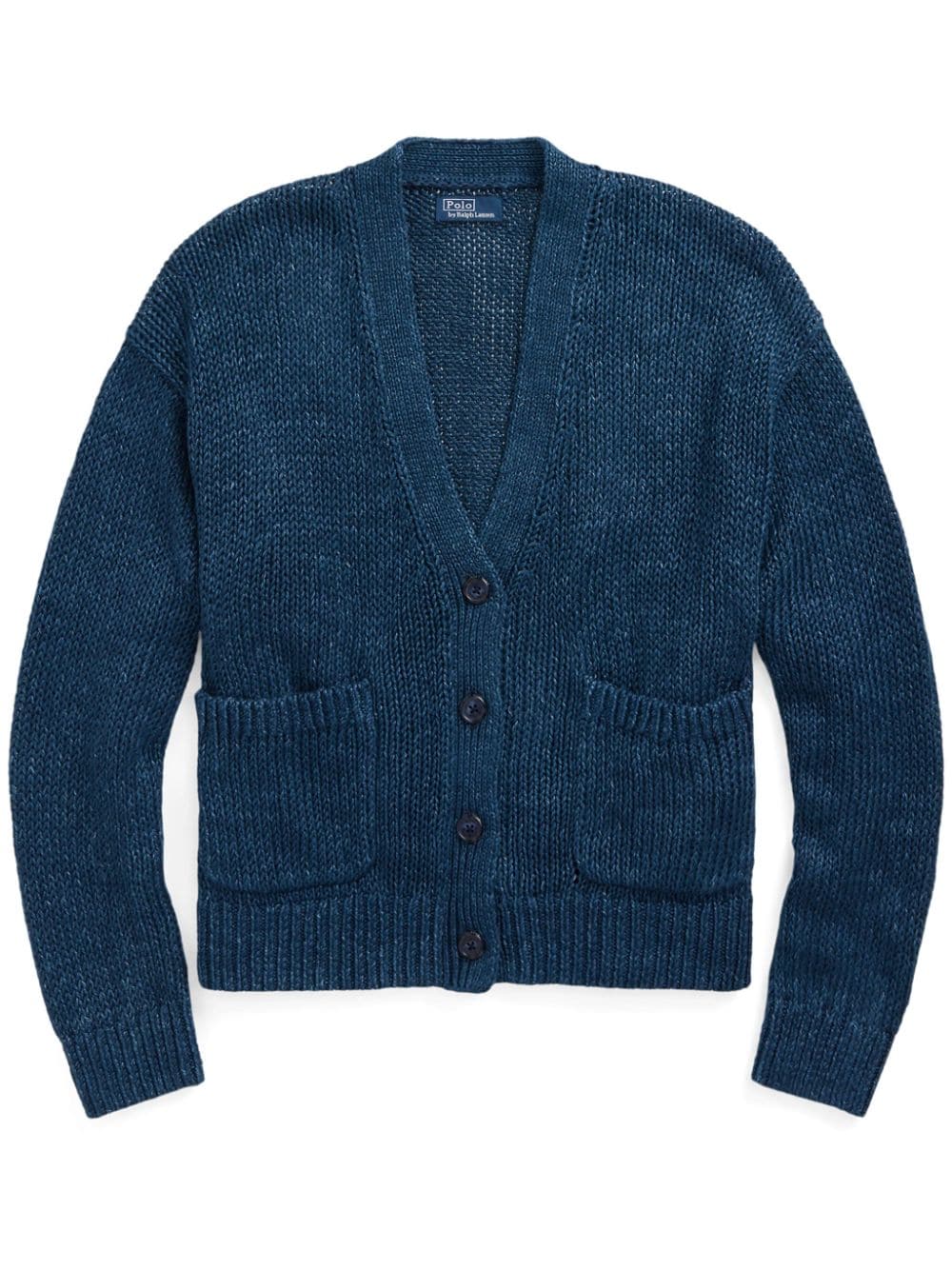 Polo Ralph Lauren linen-cotton blend cardigan - Blue von Polo Ralph Lauren