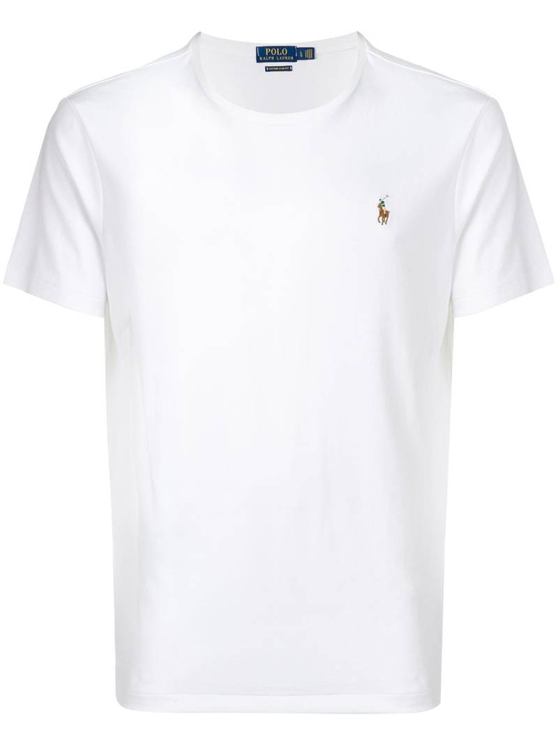 Polo Ralph Lauren logo embroidered T-shirt - White von Polo Ralph Lauren