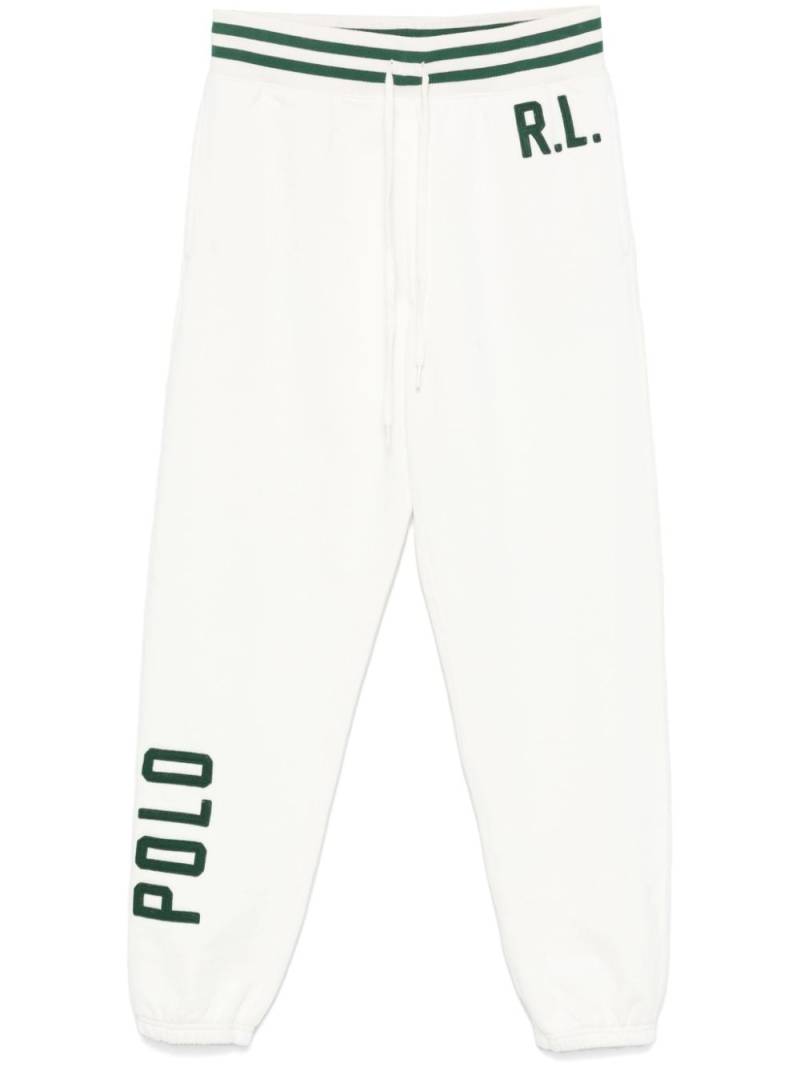 Polo Ralph Lauren logo-appliqué track pants - White von Polo Ralph Lauren